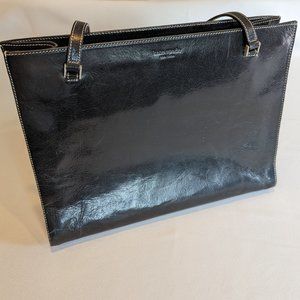 Kate Spade black leather tote
